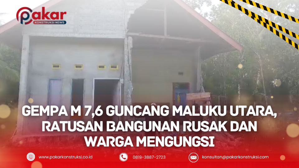 Gempa M 7,6 Guncang Maluku Utara