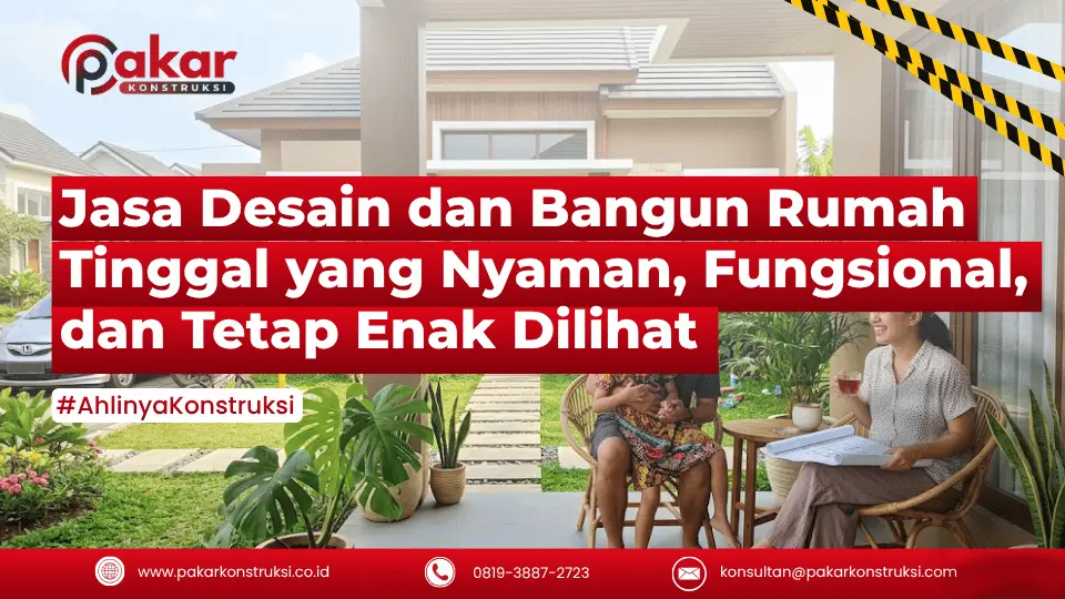 jasa desain dan bangun rumah tinggal