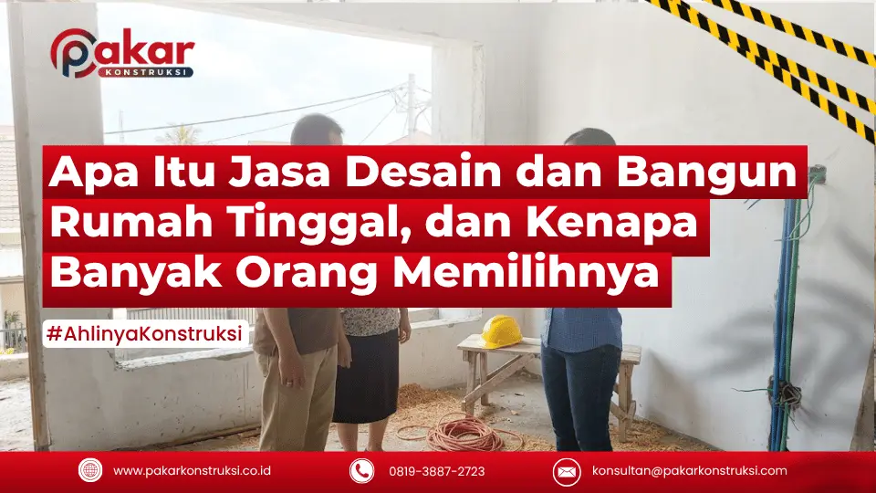 jasa desain dan bangun rumah tinggal